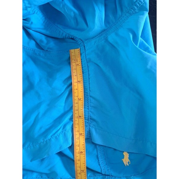 Polo Ralph Lauren Swim Shorts Men’s Large Blue Yellow Nylon Drawstring Trunks - Picture 6 of 7